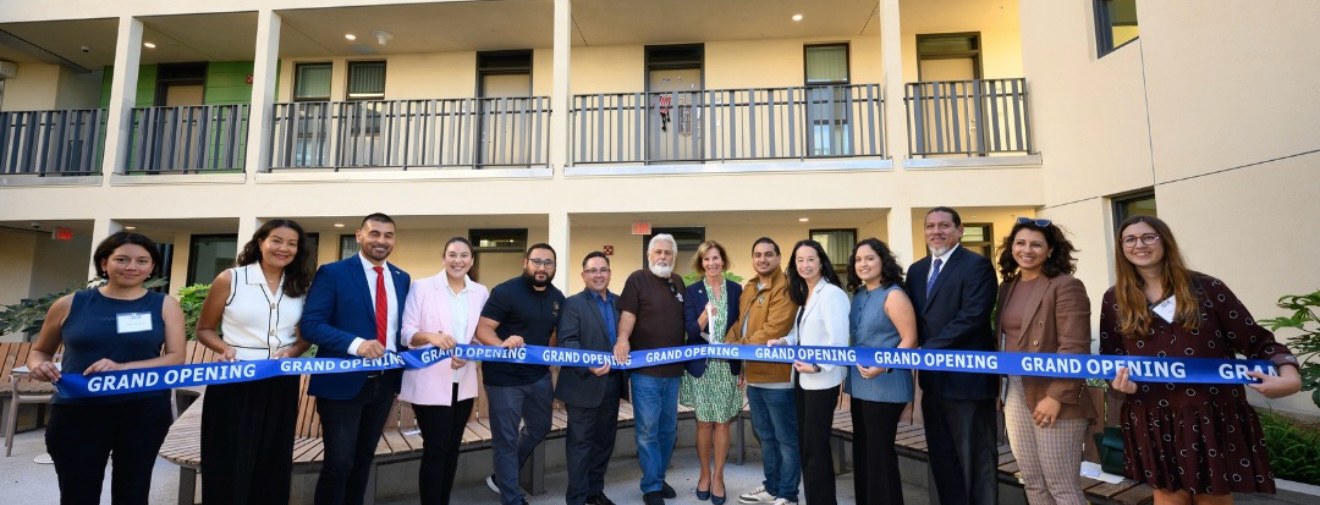 Ribbon cutting at Huntington Square, Huntington Park, October 1, 2025
